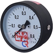 Манометр общетехнический РОСМА 63 мм 150 градусов 1/4 давление 0.6 МРа осевое присоединение ТМ-310Т