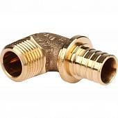 Угольник-переходник РЕХАУ RAUTITAN с наружной резьбой 20-R 1/2 RX+ для труб из сшитого полиэтилена аксиальный