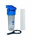Корпус 10 AquaFilter AQM вход 1/2  FHPR12-B1-AQ фильтр в сборе (картридж, ключ, кронштейн)
