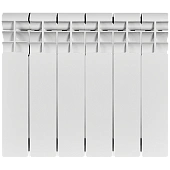 Радиатор алюминиевый ROMMER Profi 350 6 секций (AL350-80-80-080) боковое подключение (RAL9016)