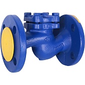Клапан обратный подъемный ZETKAMA 287A Ду32 Ру16 фланцевый из чугуна