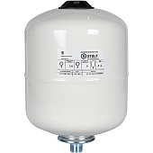 Расширительный бак STOUT STW-0015 для ГВС 8 л. вертикальный (цвет белый)