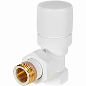 Клапан термостатический STOUT Design белый, угловой 1/2