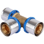 Тройник равнопроходный APE 32х32х32 для металлопластиковых труб прессовой