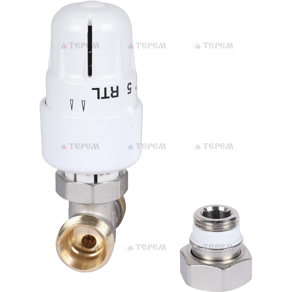 Meibes RTL вентиль в комплекте с термостатической головкой, прямой 1/2 ...