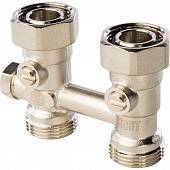 Узел нижнего подключения радиатора STOUT для однотрубной системы, прямой 3/4