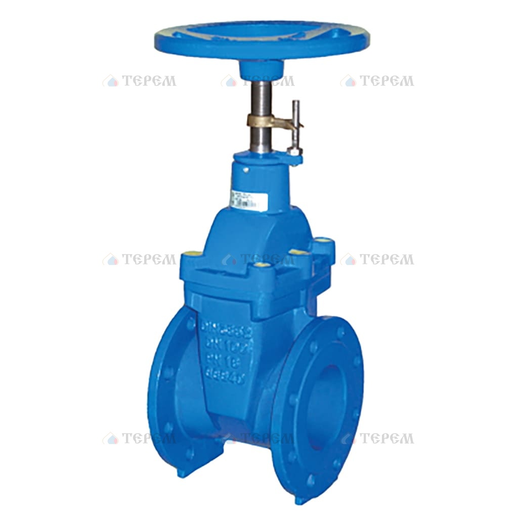 Задвижка фланцевая JAFAR DN200 PN16 EN-GJS-400-15 NBR c индик ...