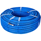 Труба STOUT 16х2,2 (бухта 100 метров) PEX-a из сшитого полиэтилена с кислородным слоем, серая в теплоизоляции (синяя)