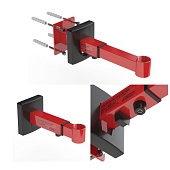 Настенное регулируемое крепление для расширительного бака Askon (до 25л.), 3/4 красное