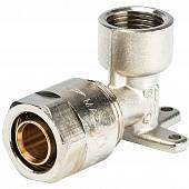 Уголок 90 с креплением Prandelli Multyrama (20х2,0х1/2) для металлопластиковых труб винтовой