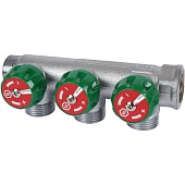 Коллектор регулирующий STOUT 3/4, 3 отвода 3/4 ЕК