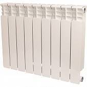 Радиатор биметаллический STOUT Space 500 9 секций боковое подключение RAL9016