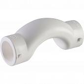 Обводное колено Политэк d=20 для полипропиленовых труб под сварку (цвет белый)
