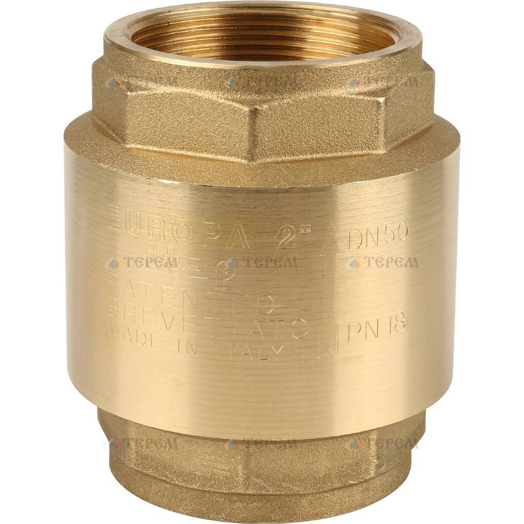 Itap EUROPA 100 2'' Клапан обратный пружинный муфтовый с металлическим ...