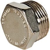 Заглушка STOUT НР никелированная 3/4