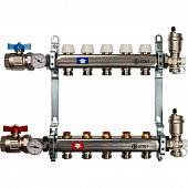 Коллектор из нержавеющей стали в сборе без расходомеров STOUT 5 выходов