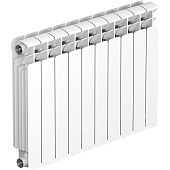 Радиатор биметаллический RIFAR BASE 500 10 секций боковое подключение (белый RAL 9016)