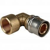 Угольник-переходник STOUT с внутренней резьбой 3/4 х26 для металлопластиковых труб прессовой