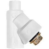 Фильтр сетчатый косой Pro Aqua d=20 PP-R Н-В Белый