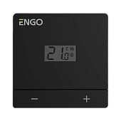 Проводной Терморегулятор ENGO Controls, накладной, 230В, черный