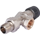 Вентиль термостатический OVENTROP А осевой никелированный ВН 1/2 x 1/2