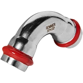 Угольник ROMMER 90°-ВПр, 22, из нержавеющей стали прессовой