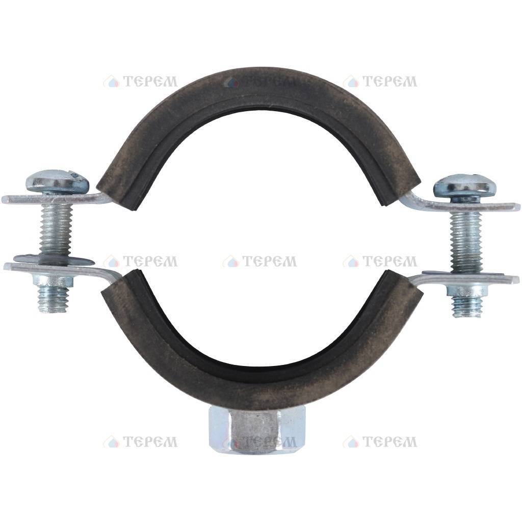 хомут мет с гайкой м8 с резиновым профилем 1 1/4 40-45 мм. хомут трубный м357. резина для хомутов на трубы. хомут трубный 1 1 4. хомут сантехнический 3/4 25-28 мм гайка м8.