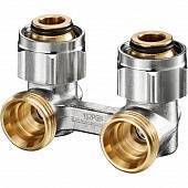 Запорно-присоединительный (ZB) узел OVENTROP Multiflex F угловой, для двухтрубных систем с НГ