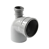 Отвод с выходом прямой Pro Aqua Comfort D 110x50/87,5 PP