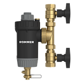 Магнитный сепаратор шлама ROMMER RFW-0081-002925 с щетками поворотный, ВР 1  корпус- композит