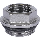 Хромированный концевой переходник FAR 3/4 НР х 1/2 ВР