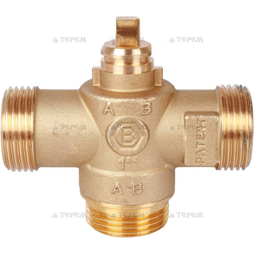 STOUT 3-Ходовой зональный клапан, сервопривод 230V, с кабелем 1м., НР 1 ...