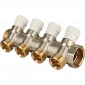 Коллектор распределительный STOUT 1, 4 отвода 3/4 ЕК