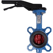 *VPI4448-02EP0050 Tecofi Затвор дисковый поворотный межфланцевый Tecfly с ручкой, корпус и диск ковкий чугун, манжета EPDM, PN16, DN 50