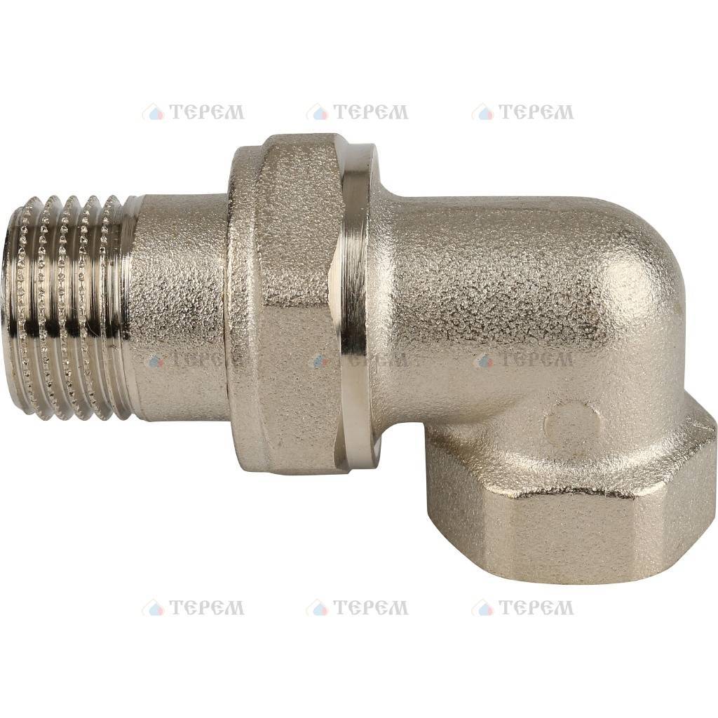 уголок зубр с внутренней резьбой, цанга-гайка, 1/2"х20х2,0 мм, никель. фр угольник вр 1/2" hlv. угловые резьбы. угловые резьбы. 200307 соединение угловое оригинал.