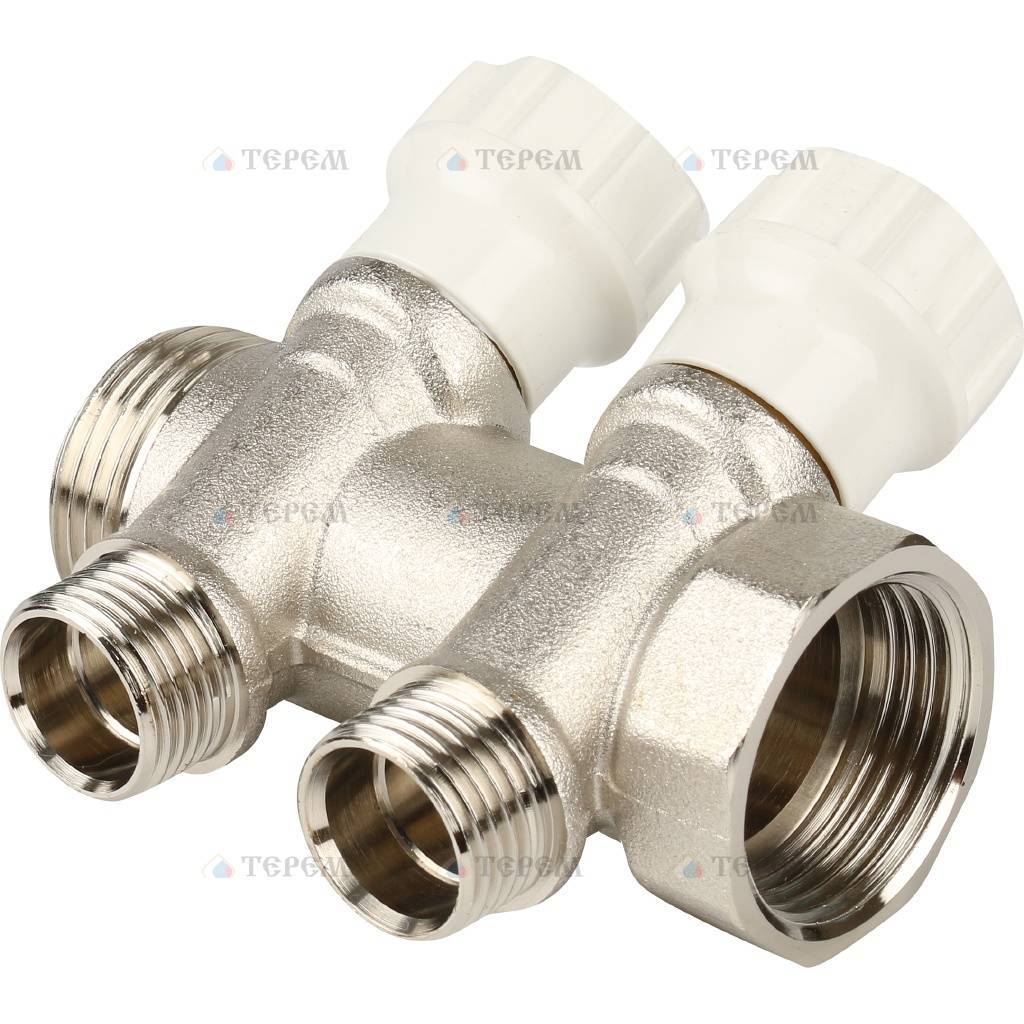 Коллектор концевой запорный masterprof (ис. Коллектор стм 3 выхода с шаровыми кранами наружная резьба 3/4 х1/2. Гребенка 1 2 на 2 выхода. С кранами 3/4х16 м/п тim. Коллектор с шаровыми кранами 3/4 2 отвода 1/2.