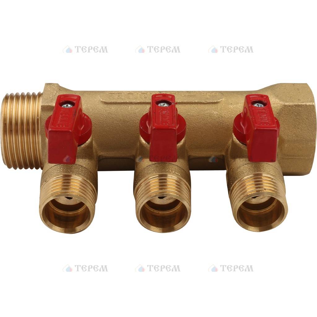 Коллектор для м/п труб 3/4х3/4х16х2 вых с кранами. Коллектор на два выхода. Коллектор tiemme 3/4 х1/2. Коллектор резьбовой с вентилями fм 3/4x3/4x1/2x2 (aqualink 30/2). Кранами и евроконусом 03934.