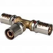 Тройник STOUT равнопроходный 16х16х16 для металлопластиковых труб прессовой