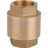 Клапан обратный пружинный муфтовый с пластиковым седлом STOUT 3/4