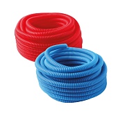 Труба защитная гофрированная Pro Aqua Dн 43 мм для труб 32 мм (синяя)