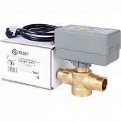 2-Ходовой зональный клапан, сервопривод 230V STOUT с 3-х жильным кабелем 1м., НР 3/4