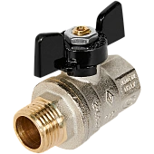 Кран шаровой BUGATTI Oregon (ручка-бабочка) внут-нар резьба 1/2