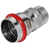 Переходник-НР ROMMER 28х3/4 из нержавеющей стали прессовой