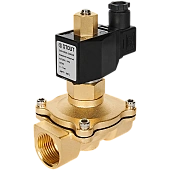 Клапан соленоидный (электромагнитный) STOUT прямого действия НО 220В G1 SSV-0020-220025