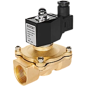 Клапан соленоидный (электромагнитный) STOUT прямого действия НЗ 220В G1 SSV-0010-220025