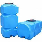 Бак для воды АНИОН Танк 800 л вертикальный с фланцем и крышкой с клапанами, со сливом