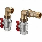 Присоединительный набор Oventrop Multidis SF угловой, для гребенки из нерж. стали  Multidis SH