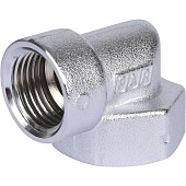 Переходник угловой FAR хром., 3/4 ВР х 1/2 ВР