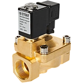 Клапан соленоидный (электромагнитный) STOUT непрямого (пилотного) действия НЗ 220В G1 SSV-0030-220025