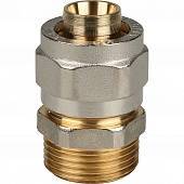 Переходник STOUT с наружной резьбой 3/4 х20 для металлопластиковых труб винтовой